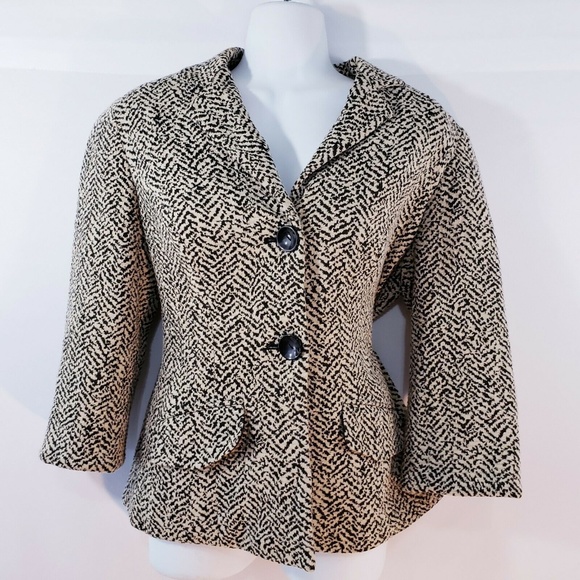 Coldwater Creek Womens Jacket Tweed Size 6 Lined I‎ - Picture 7 of 8